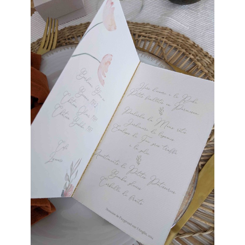 menu-livret-personnalise-bridgerton-dore