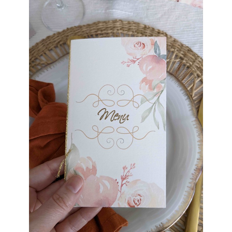 menu-livret-personnalise-bridgerton-dore