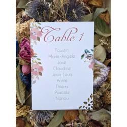 plan-table-carton-a5-personnalise-mariage-blanc-floral-rouge-bordeaux-rose-