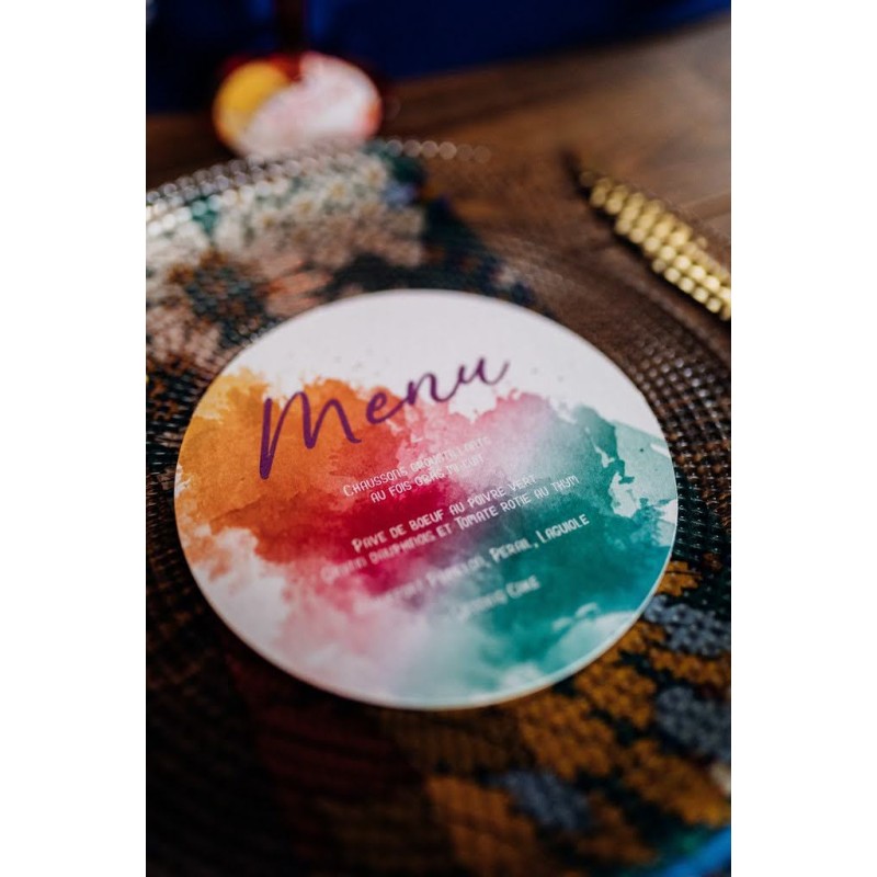 menu-rond-assiette-mariage-couleurs